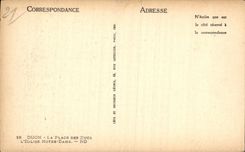 CPA Dijon La La Place des Ducs L'Eglise Notre Dame 