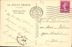 CPA Dijon Cote d'Or Porte Guillaume 