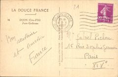 CPA Dijon Cote d'Or Porte Guillaume 