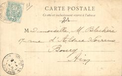 CPA Beaune Platanes rempart las Dames 