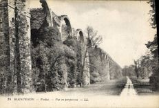 CPA Maintenon Viaduc vue en perspective 