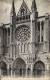 CPA Chartres La Cathedrale Portail sud 
