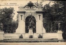CPA Chartres Monument Commemoratif 1870 71 