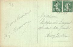 CPA Dreux E et L Chapelle St Louis Vitrail d'apres 