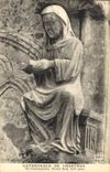 CPA Cathedrale de Chartres Vie Contemplative Portail Nord XIII siecle 