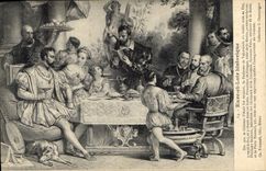 CPA Eure et Loir historique Château d'Anet