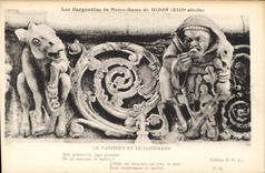 CPA Les Gargouilles de Notre Dame de Dijon 