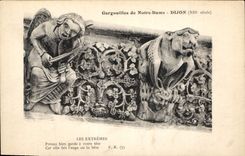 CPA Gargouilles de Notre Dame Dijon 