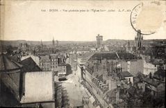 CPA Dijon Vue generale prise de l'Eglise Saint Michel 
