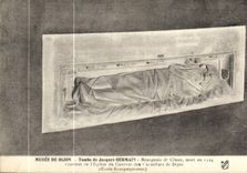 CPA Musee de Dijon Tombe de Jacques Germain 
