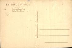 CPA Dijon Cote d'Or Eglise Notre Dame 