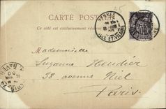 CPA Rennes La Cathedrale Carte 1900