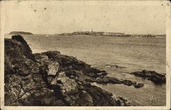CPA Dinard Ille et Vilaine Saint Malo et le Grand Bey 