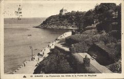 CPA Dinard La Promenade des Allies et la Pointe du Moulinet 