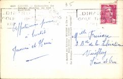 CPA Dinard Embarcadere des Vedettes Blanches Au fond Saint Malo