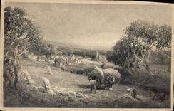 CPA Travaux des champs