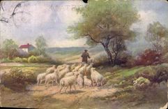 CPA Au Rat Goutteux Nantes 