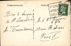 CPA Saint Lunaire Les Rochers 