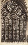 CPA Dol Ille et Vilaine La Cathedrale le Grand Vitrail du Choeur 