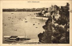 CPA Dinard Debaroudere des Vedettes Verses Promenade du Claid de Lune et Rade 