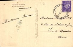 CPA Dijon Cote d'Or Eglise Saint Michel 