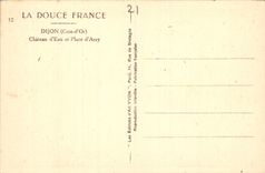 CPA Dijon Cote d'Or Chateau d'Eau et Place d'Arcy 