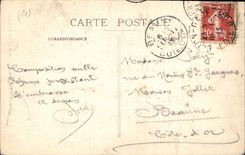 CPA Dijon Porte principale de l'Eglise Saint Michel 