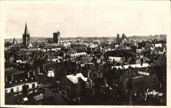 CPA Dijon Cote d'Or Vue generale prise de l'Eglise Saint Jean 