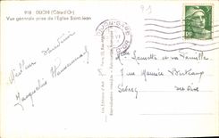 CPA Dijon Cote d'Or Vue generale prise de l'Eglise Saint Jean 