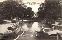 CPA Dijon Square de la Place Darcy Le Bassin 
