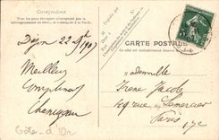 CPA Dijon Facade de l'Hopital 