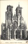 CPA Semur Facade de l'Eglise Notre Dame 
