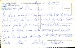 CPA Dijon Cote d'Or La Place Saint Bernard 