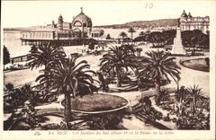 CPA Nice Les Jardins du Roi et le Palais de la Jetee 
