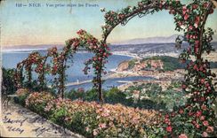 CPA Nice Vue prise entre les Fleurs 
