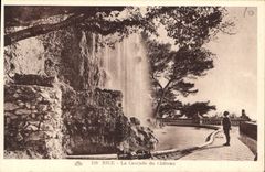CPA Nice La cascade du Chateau 
