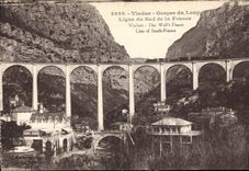 CPA Viaduc Gorges du Loup Ligne du Sud de la France 
