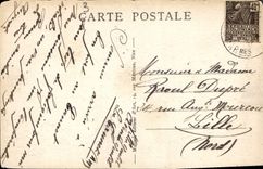 CPA Cannes Vue sur le Suquet et les Iles 