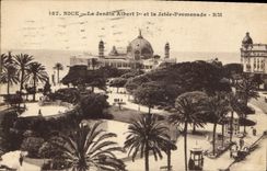 CPA Nice Le Jardin Albert et la Jetee Promenade 