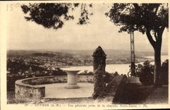 CPA Antibes AM Vue generale prise de la chapelle Notre Dame 