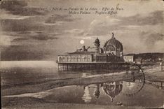 CPA Nice Palais de la Jetee Effet de Nuit 