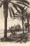 CPA Nice Jetee Promenade entre les Palmiers 