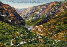 CPA Gorges du Loup Alpes Maritimes Ligne du Sud de la France 