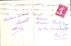 CPA Cannes Vue sur les Grands Hotels et l'Esterel 