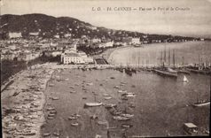 CPA Cannes Vue sur le Port et la Croisette 