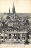 CPA Nancy Vue a vol d'oiseau de Saint Epvre et de la Ville Vieille prise de l'Hotel de Ville 