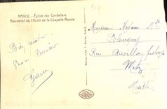 CPA Nancy Eglise des Cordeliers Bas relief de l'Autel de la Chapelle Ronde 