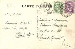 CPA Falicon Vallee de Saint Andre et Pont de Falicon 