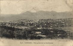 CPA Cannes Vue prise de la Californie 