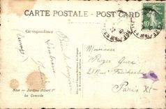 CPA Nice Jardins Albert La Cascade 